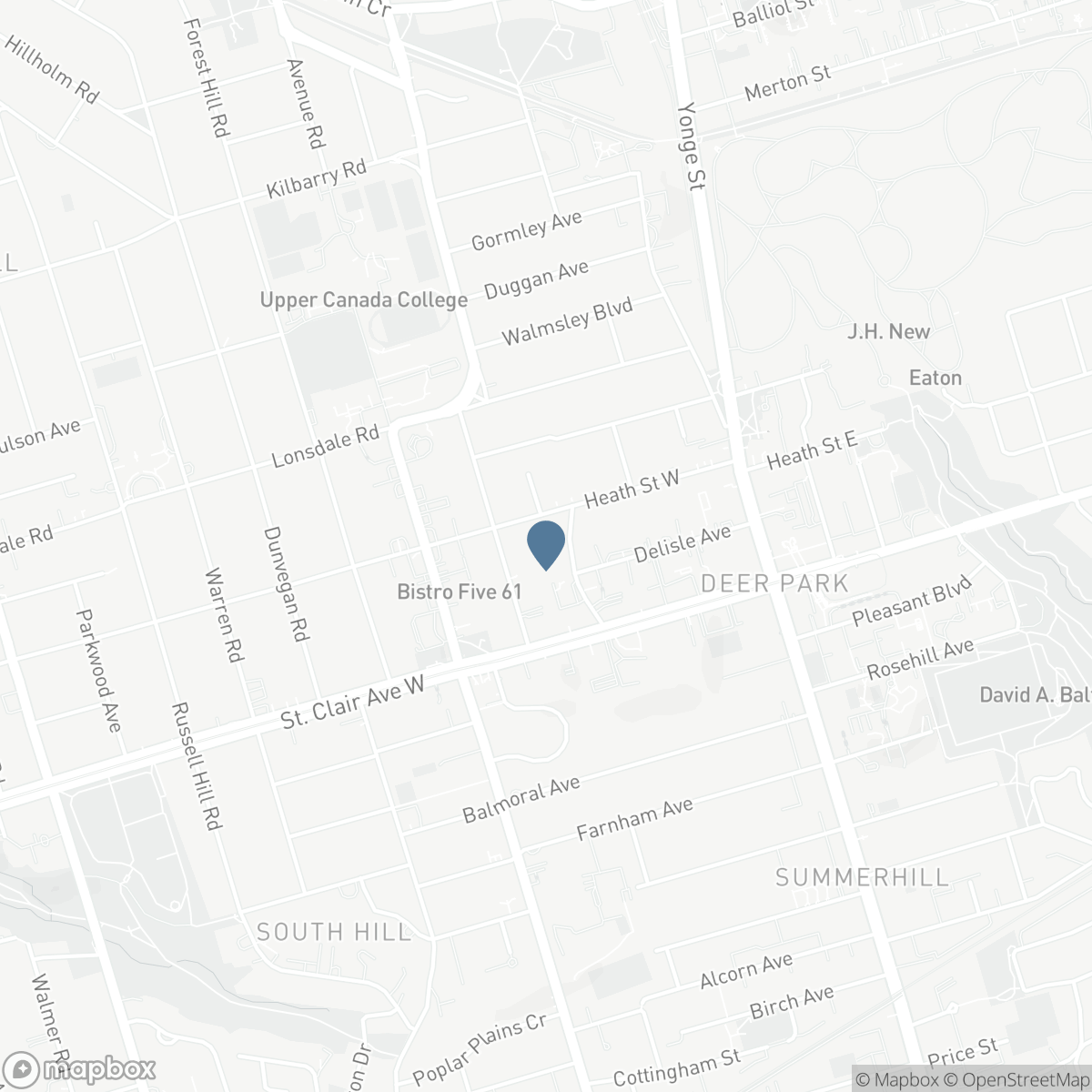 18A DEER PARK CRESCENT, Toronto, Ontario M4V 2C2